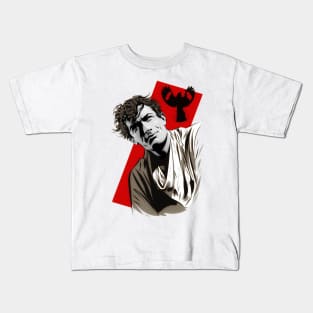 Gregory Peck - An illustration by Paul Cemmick Kids T-Shirt